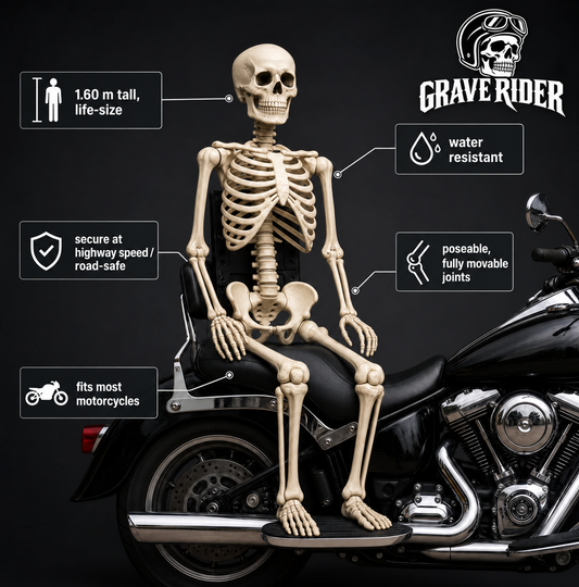 GraveRider - Motorcycle Skeleton Passenger Kit
