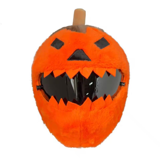 Pumpkin Helmet Cover